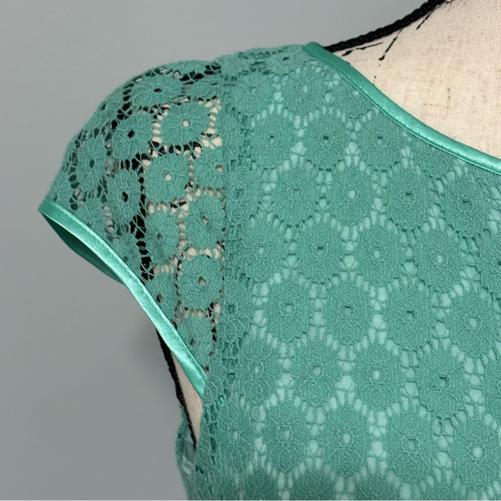 Evan-Picone cool mint Green dress, Women 6 NWT - Picture 5 of 9